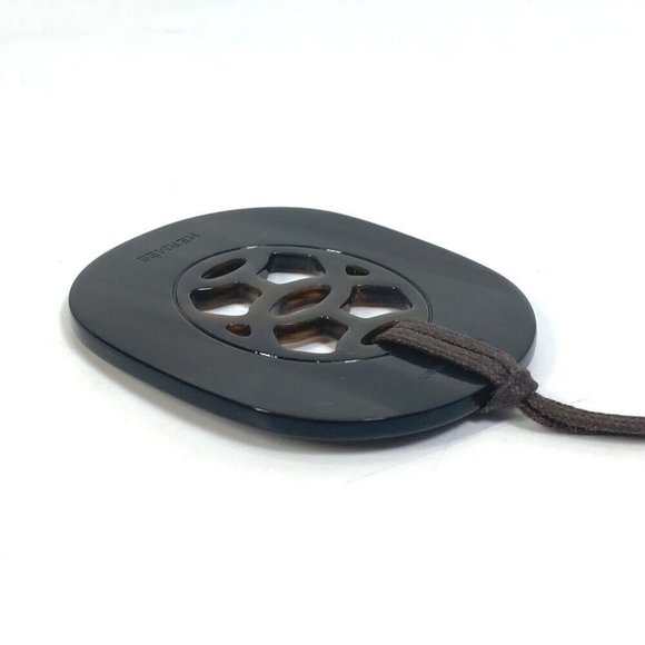 HERMES Lift PM Accessories Necklace Buffalo horn Brown - Picture 7 of 8